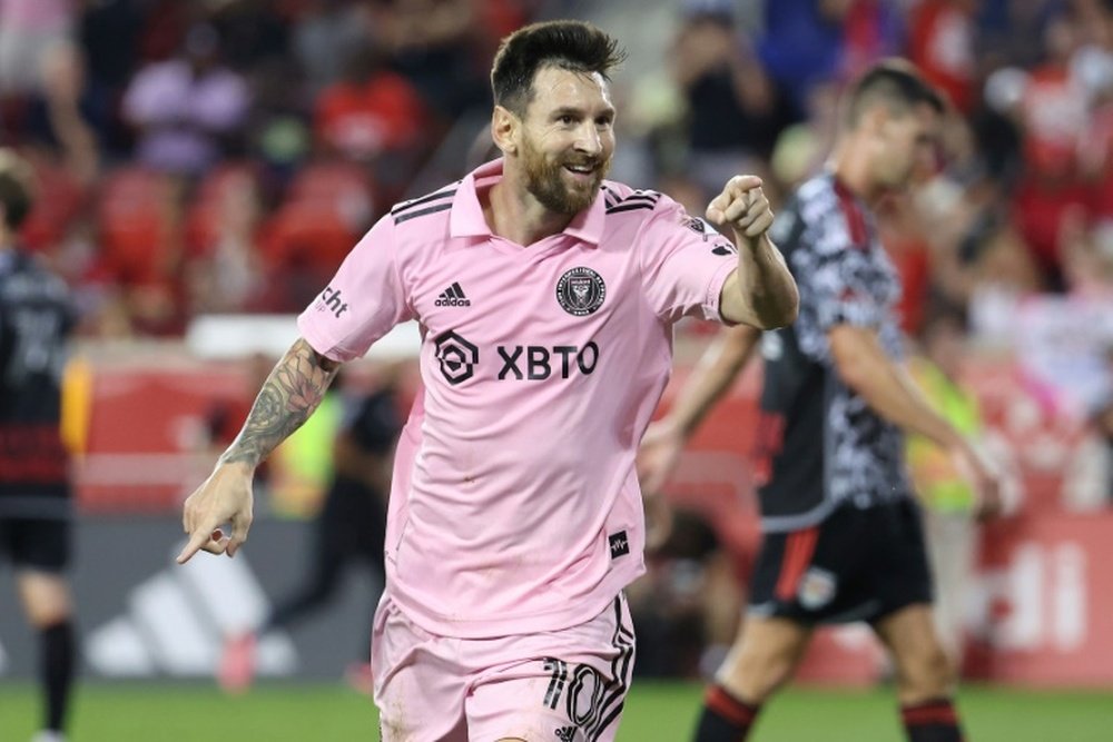 Messi came off the bench and scored as Inter Miami won 2-0. AFP