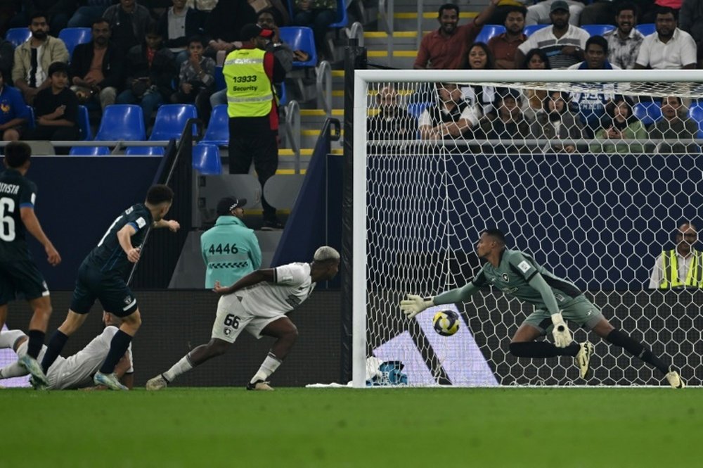 Oussama Idrissi opened the scoring for Pachuca in the Intercontinental Cup. AFP