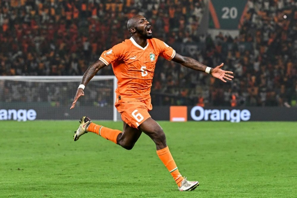 Seko Fofana put the Ivory Coast ahead in a 2026 World Cup qualifying victory over Gabon. AFP