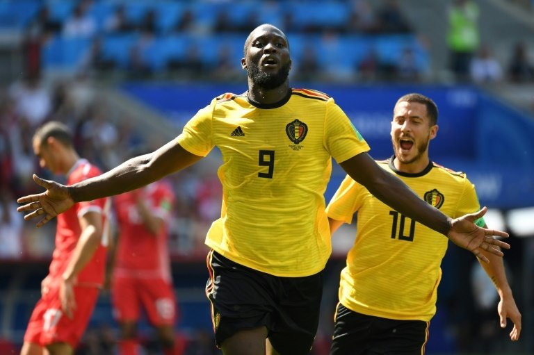 Lukaku was subbed off with an ankle knock. AFP