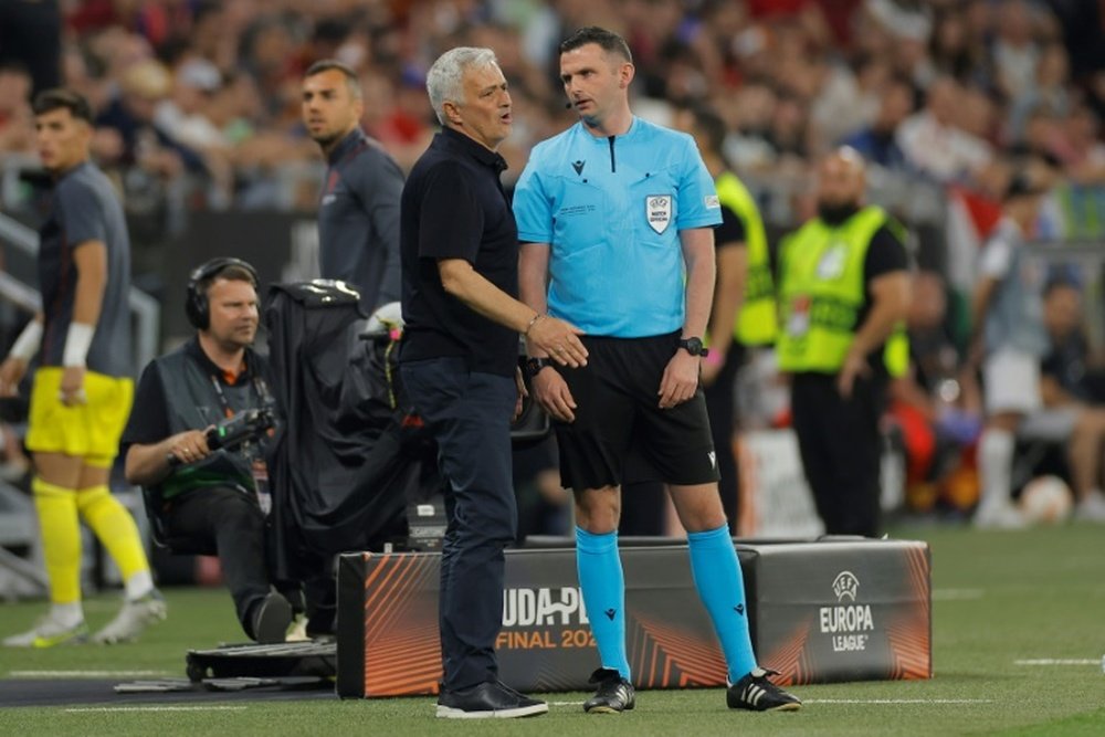 Mourinho will be charged for his offensive language. AFP