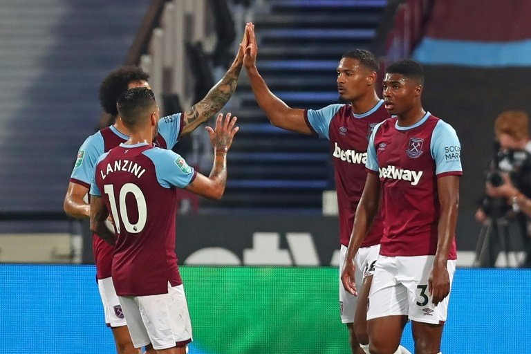 Haller lifts West Ham gloom, Palace crash out of League Cup