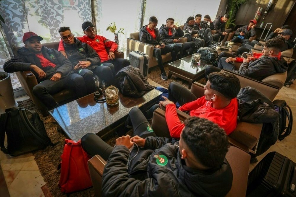 Morocco have still not arrived in Algeria for the CHAN tournament. AFP
