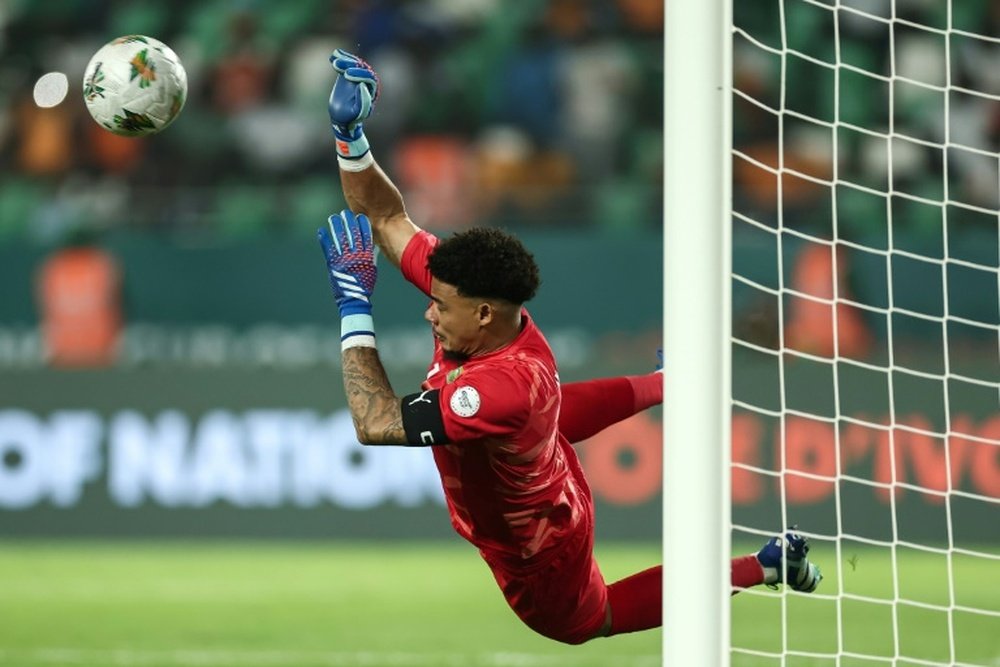 William's heroics earned South Africa a place in the Africa Cup of Nations last four. AFP