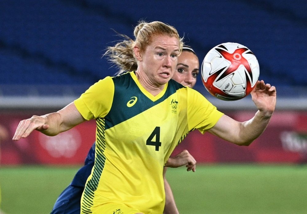 Clare Polkinghorne has made 167 appearances for the Matildas so far. AFP