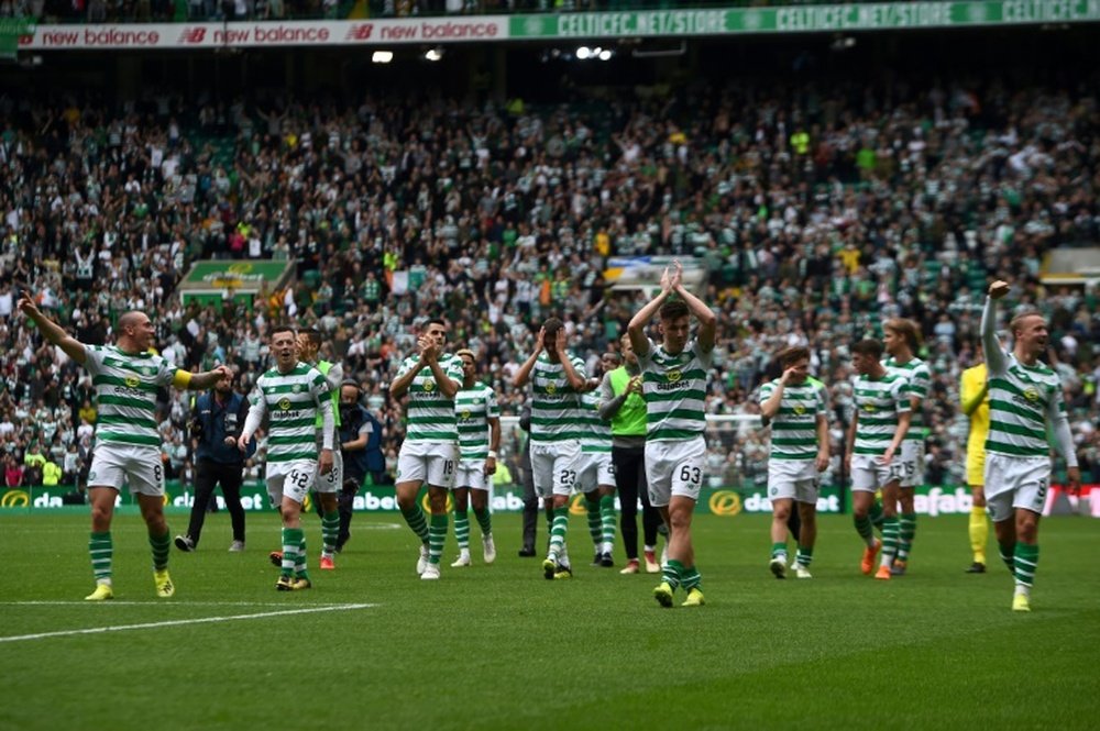 Celtic clinched an eighth straight Premiership title on Saturday, and could be making changes. AFP