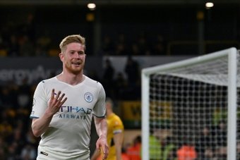 City crush Wolves 1-5 at Molineux. AFP