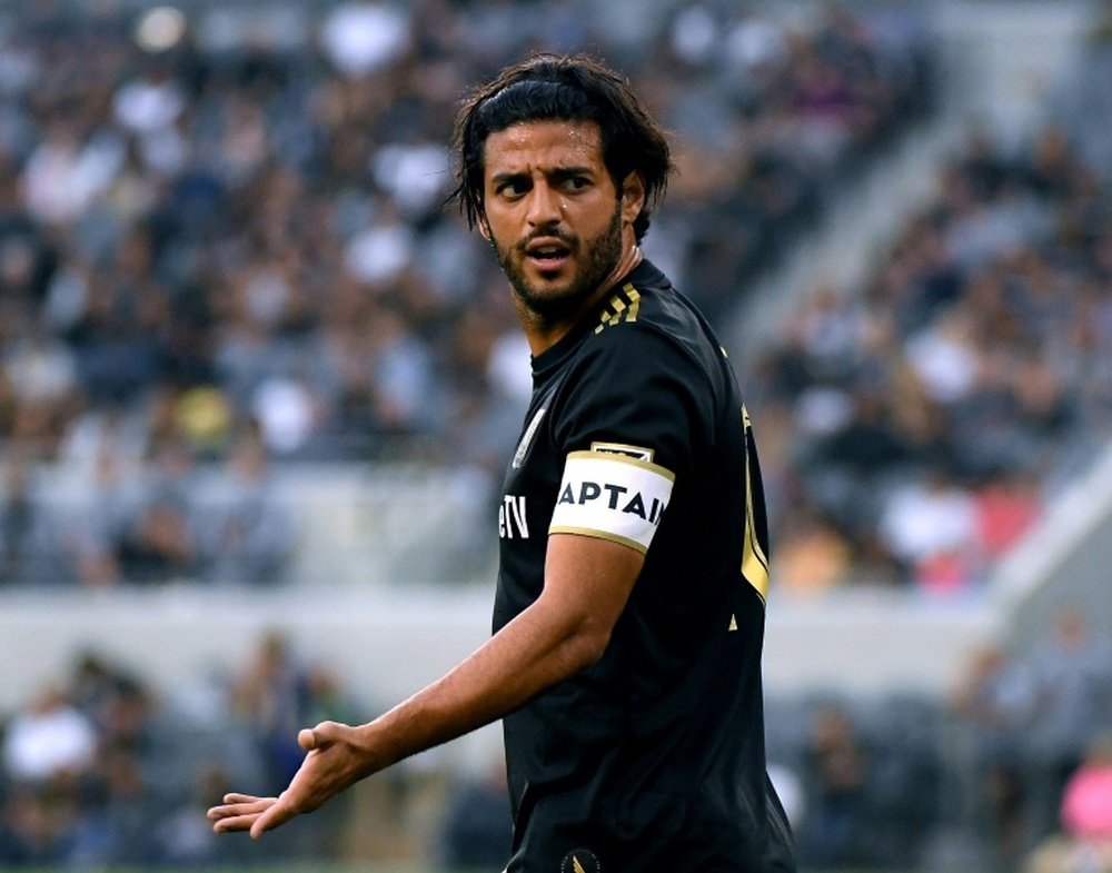 Carlos Vela of Los Angeles FC closed out his 2019 regular season with a hat trick. AFP