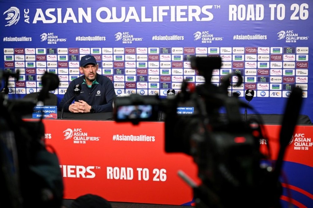 Australia face Renard's team on Thursday before heading to Bahrain next week. AFP