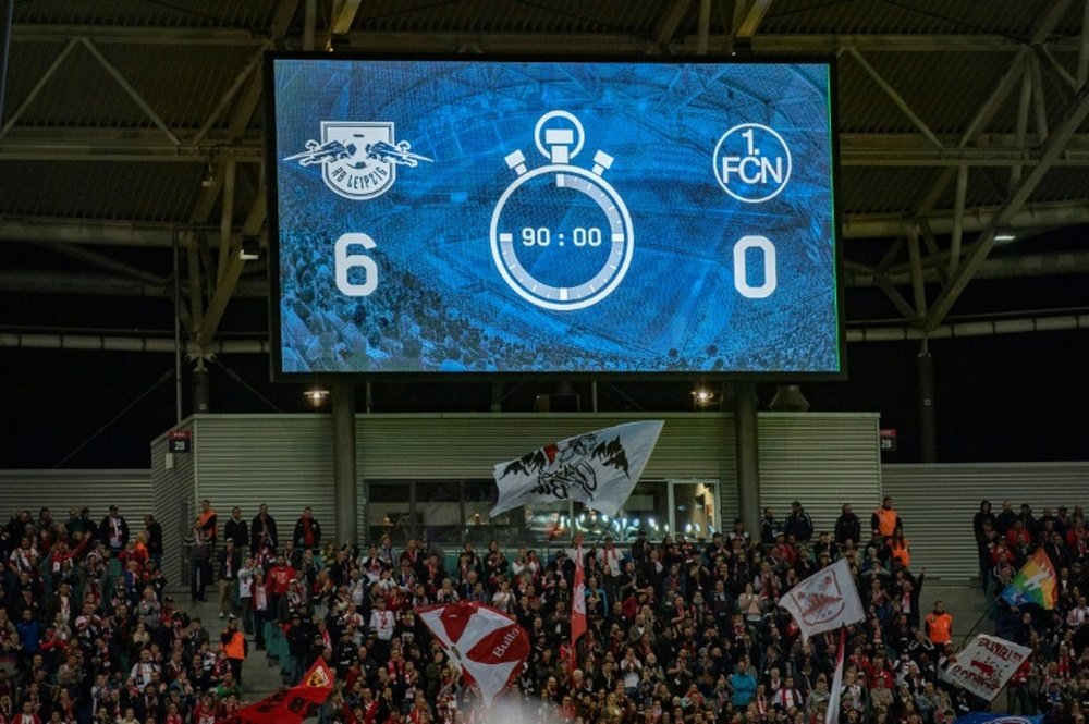 Six of the best for Leipzig. AFP