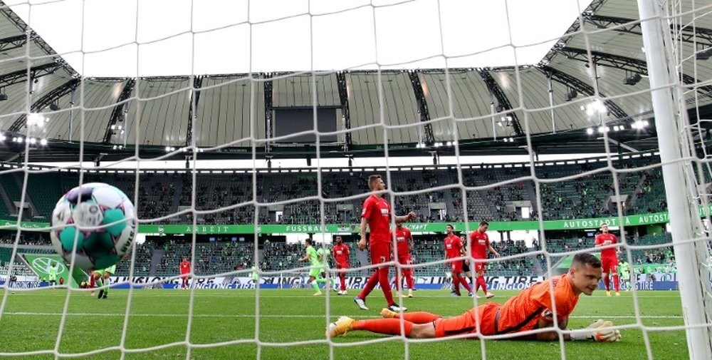 Augsburg and Wolfsburg drew 0-0 on Sunday. AFP