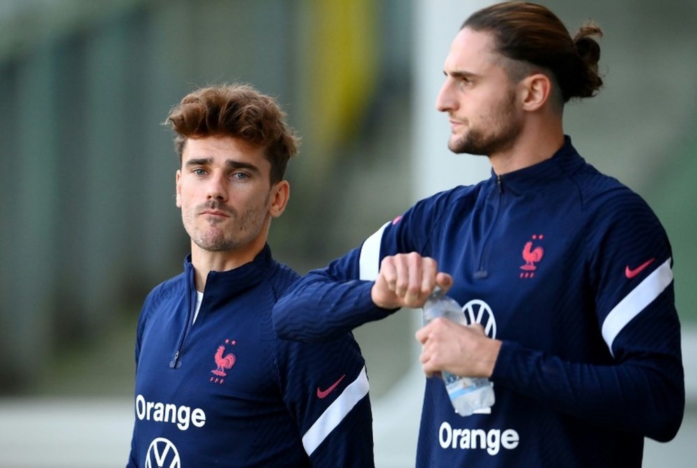 Antoine Griezmann is set to make his 100th France appearance. AFP