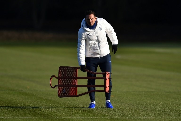 Lampard challenges young Chelsea players to step up. AFP