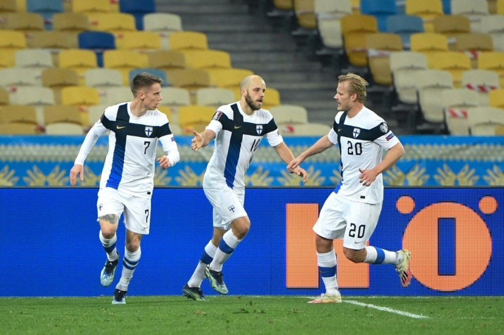 Finland hope for a 'Pukki party' at Euro debut. AFP