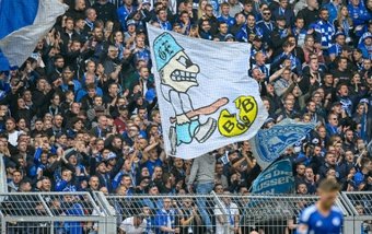Four people were left seriously injured after a group of Schalke football fans were brutally attacked as they travelled to their club's Bundesliga away game against Union Berlin on Sunday morning, German police said.