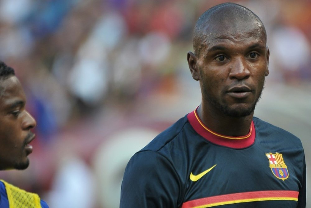 FC Barcelona appoint Eric Abidal as ambassador.AFP