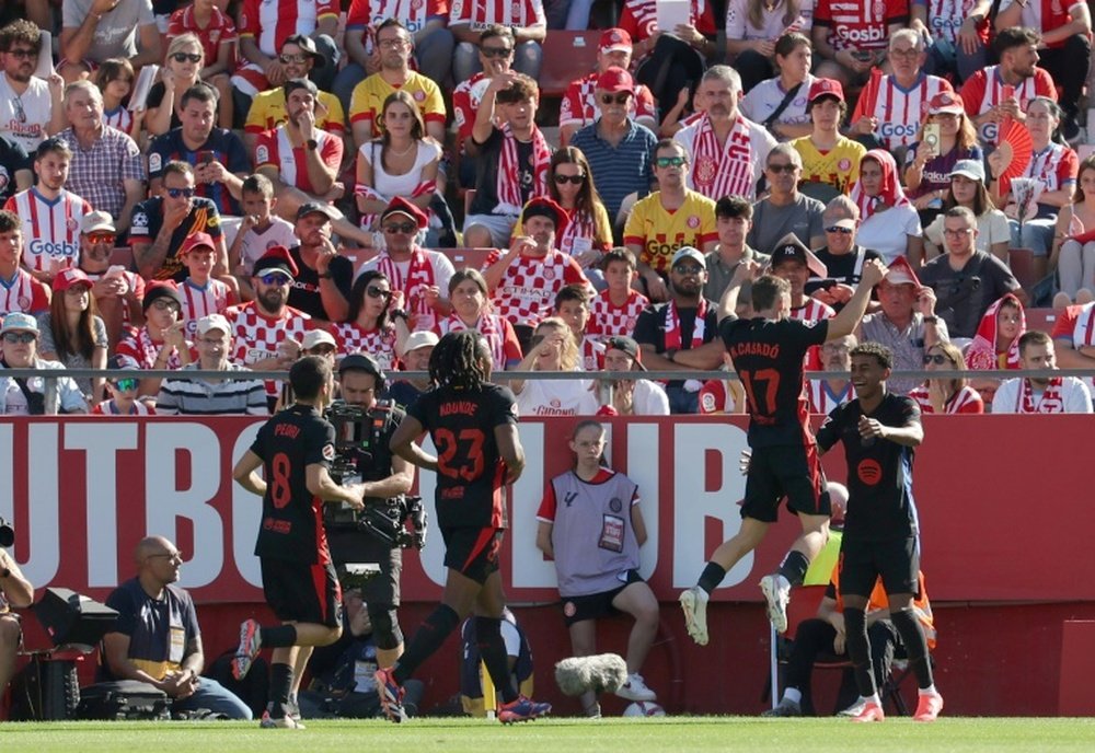 Barcelona have new momentum under former Bayern and Germany coach Flick. AFP