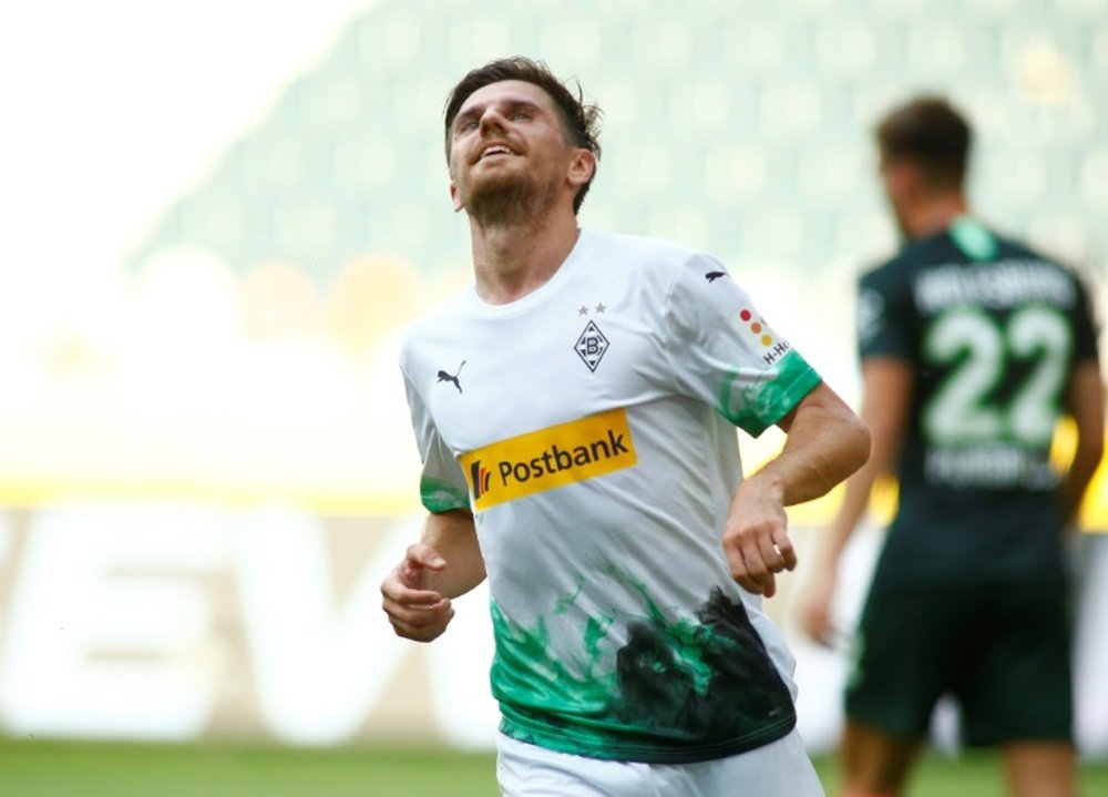 Jonas Hofmann got a brace in Gladbach's 3-0 win over Wolfsburg. AFP