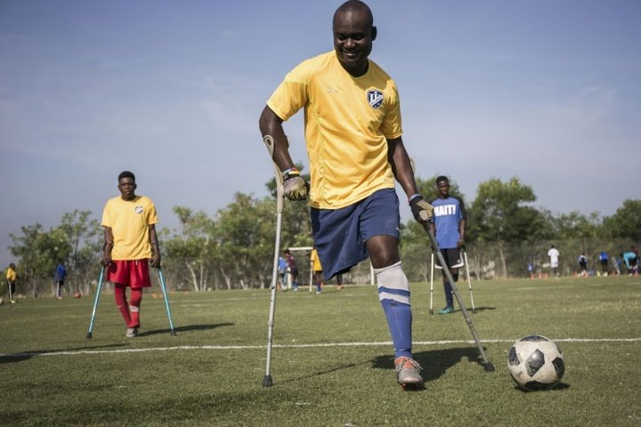 Haiti's amputee football team goes in search of World Cup glory and domestic acceptance