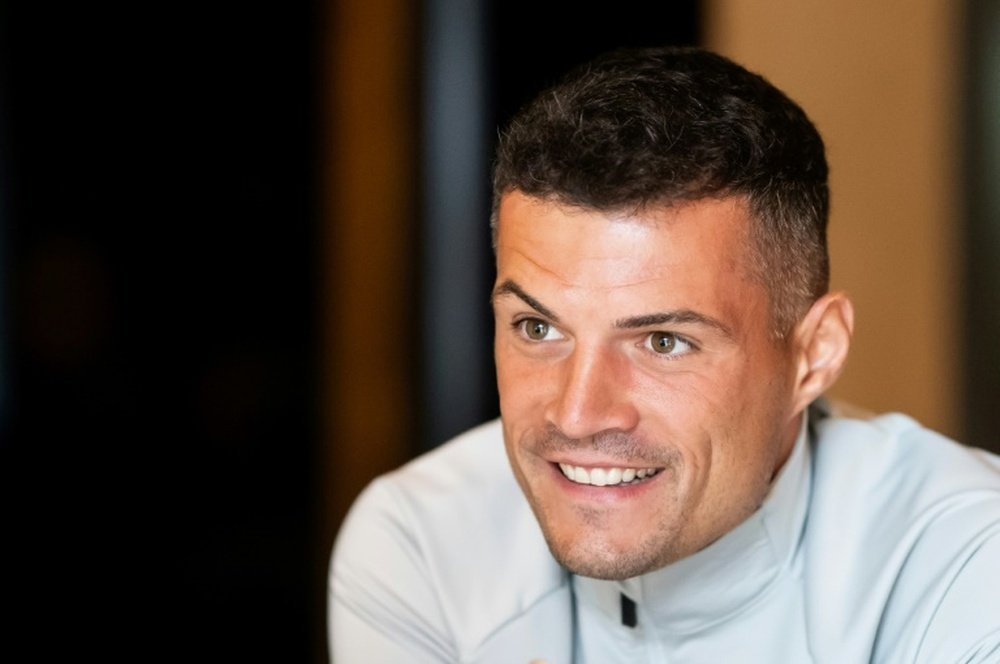 Granit Xhaka believes Bayer Leverkusen can successfully defend their Bundesliga title. AFP