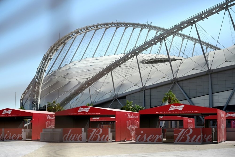 Beer will remain available in VIP suites in stadiums. AFP