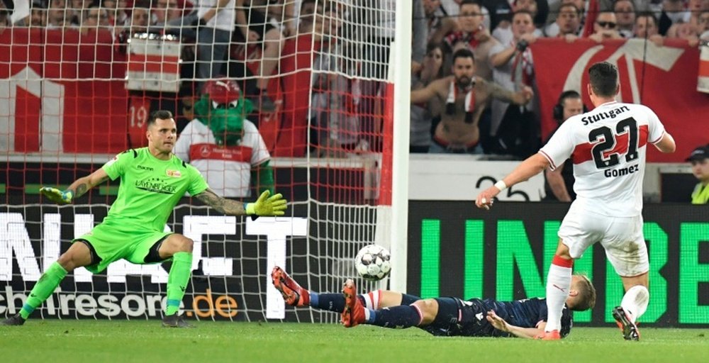 Friedrich deflected in Gomez's shot before equalising for Union Berlin. AFP
