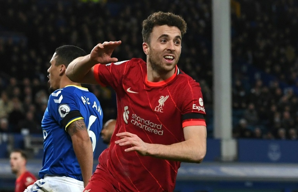 Jurgen Klopp is full of praise for Diogo Jota. AFP