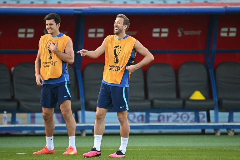 Harry Kane says England are more confident than four years ago. AFP