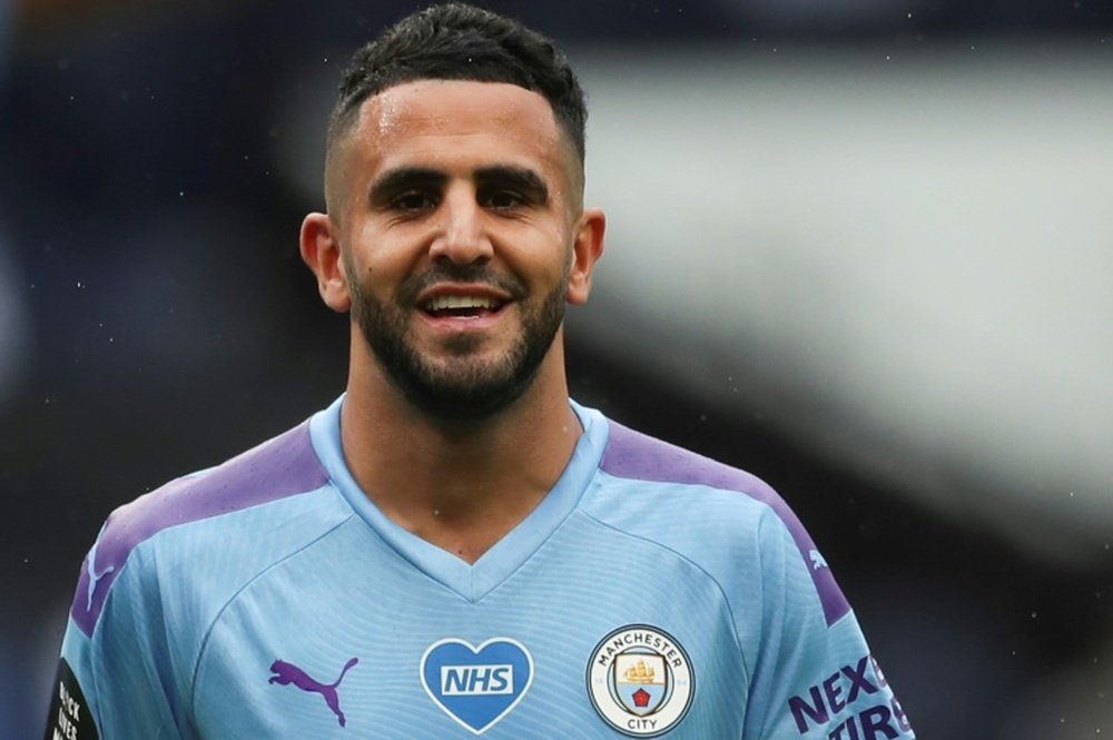 Mahrez hails Man City goalscoring power. AFP