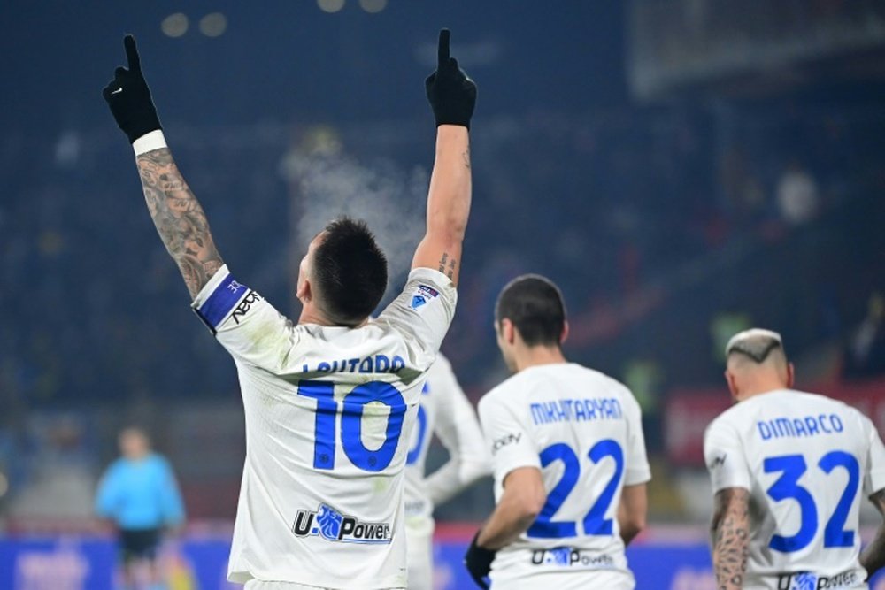 Inter moved five points clear at the Serie A summit. AFP