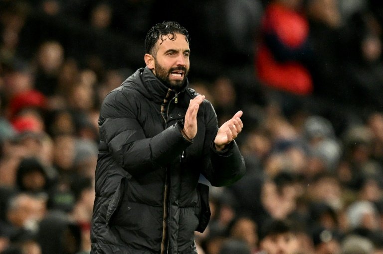 Amorim was proud of the way United dug deep to secure just their second win. AFP