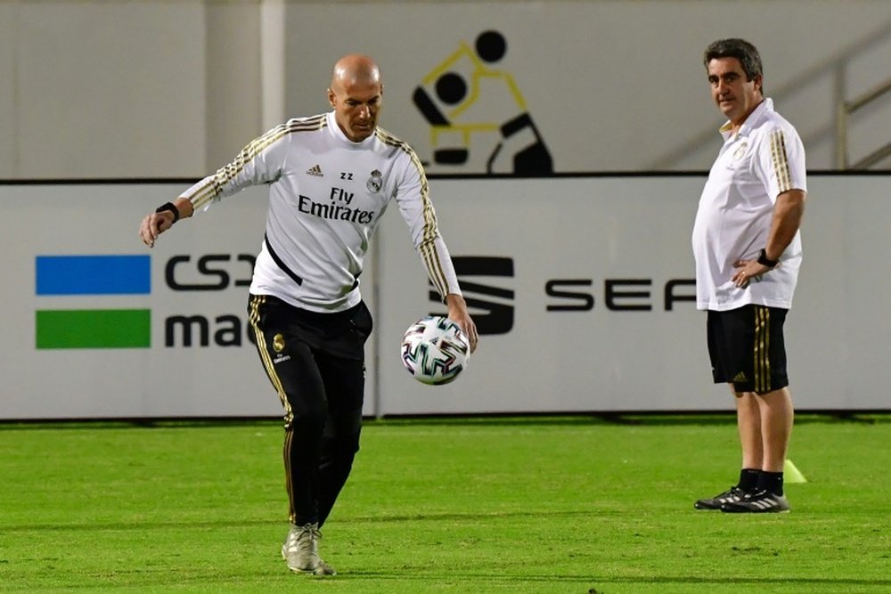 Real Madrid play Valencia. AFP