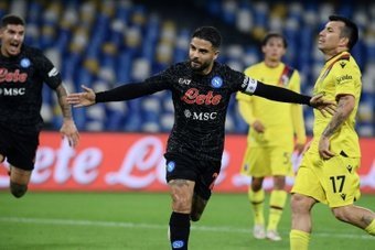 Lorenzo Insigne will leave Napoli to go to the MLS in the summer. AFP