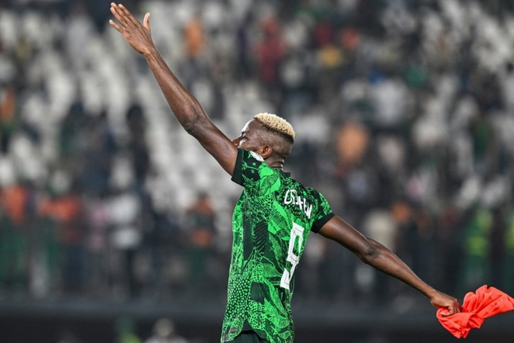 Osimhen came to the tournament as an acclaimed goal-scorer. AFP