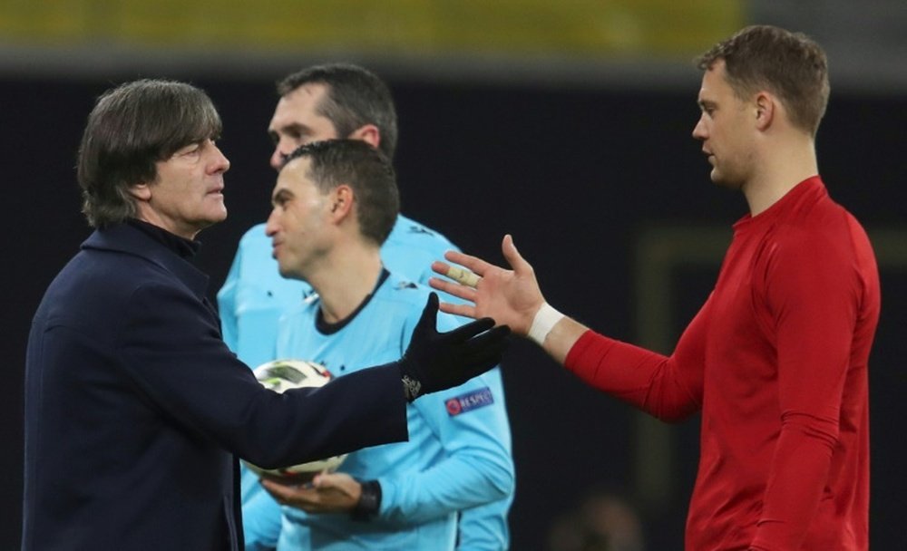 Neuer challenges Germany to thrown down marker for Loew's swansong. AFP
