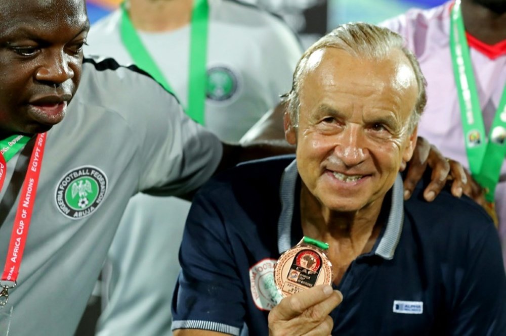 Gernot Rohr will pen a new deal with Nigeria next week. AFP