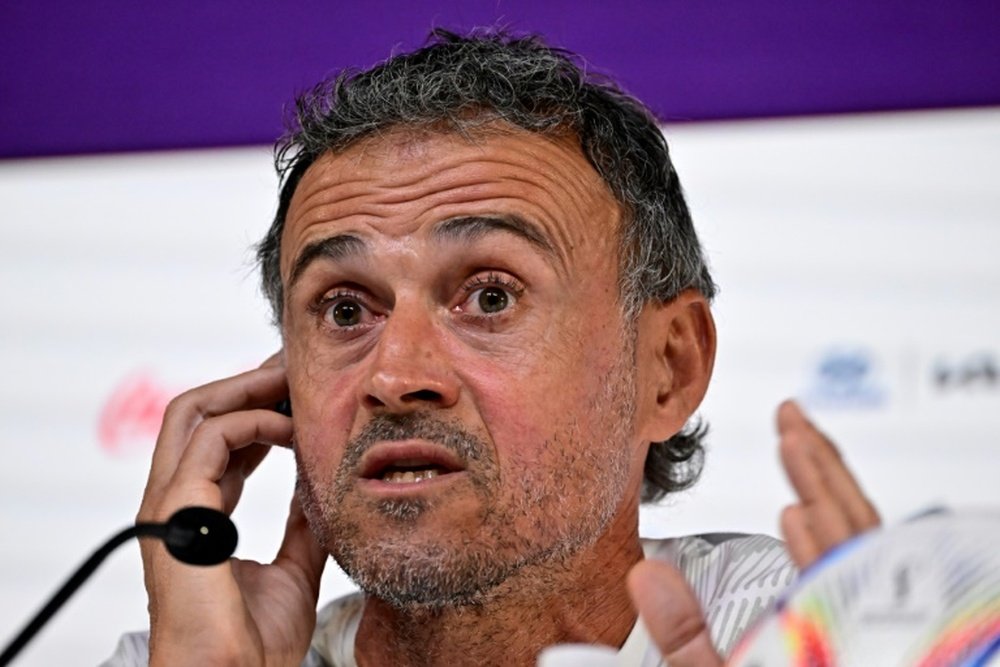 Luis Enrique is convinced penalties are not a lottery. AFP