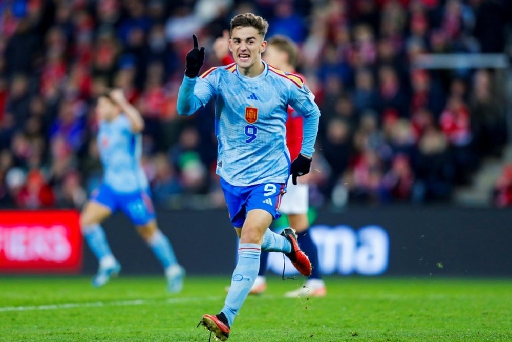 Gavi scored the opener against Norway to help his country reach Euro 2024 in Germany. AFP