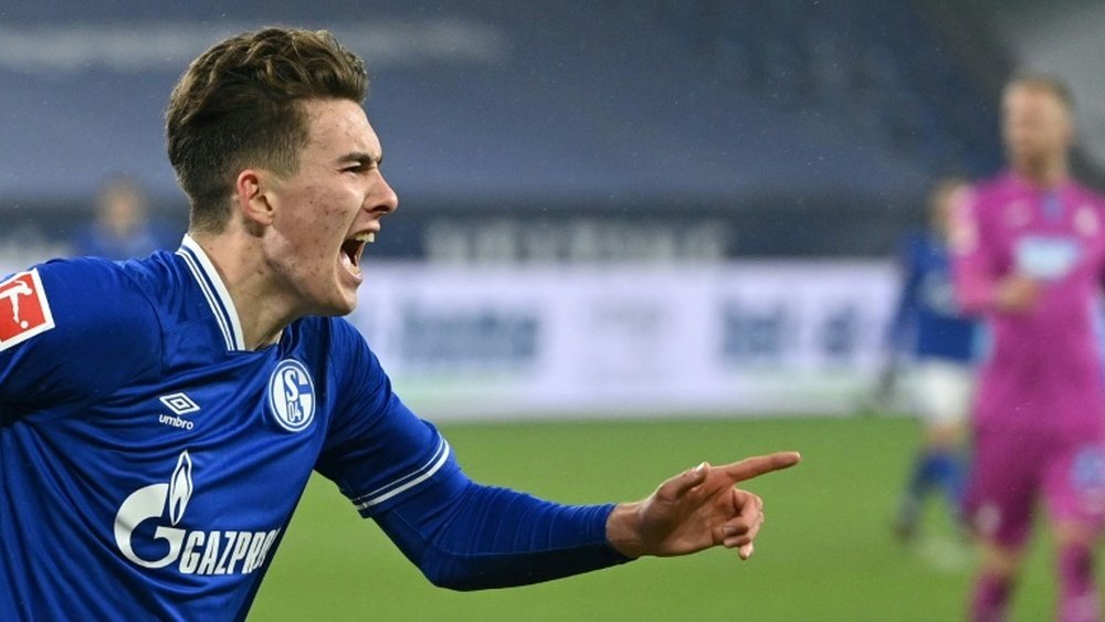 Schalke avoid Bundesliga longest winless run after Hoppe hat-trick. AFP