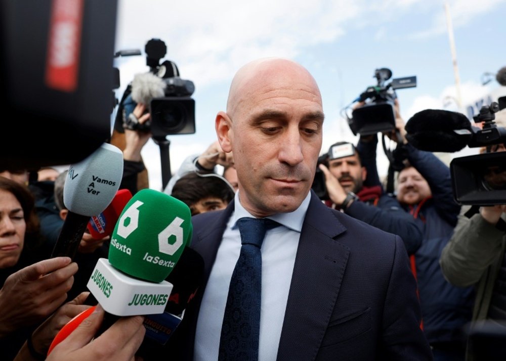 Luis Rubiales resigned from his post in disgrace in 2023. AFP