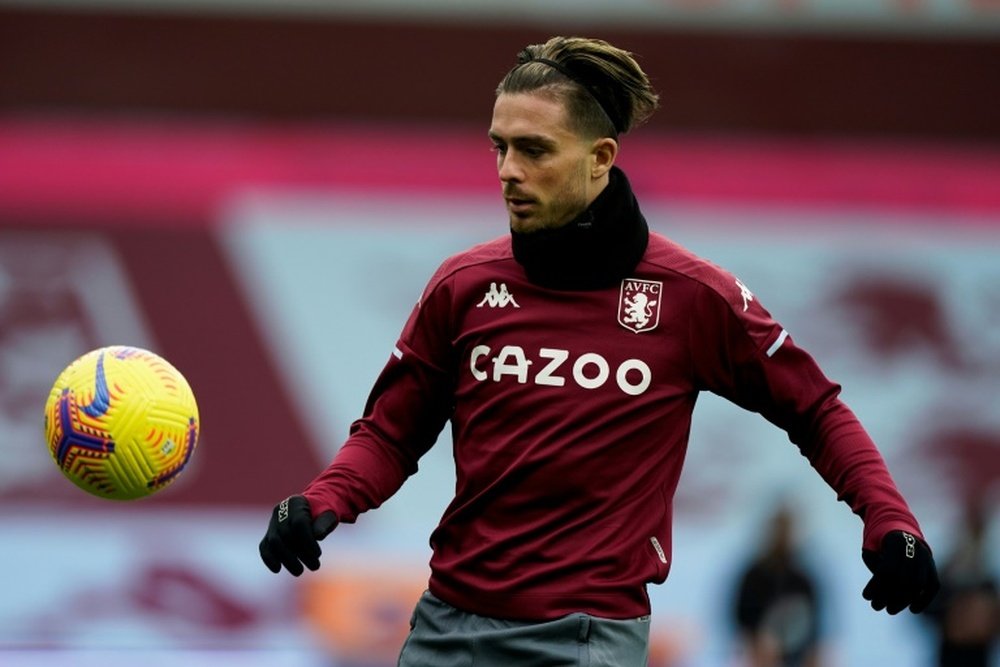 Jack Grealish has been in impressive form for Aston Villa and England. AFP