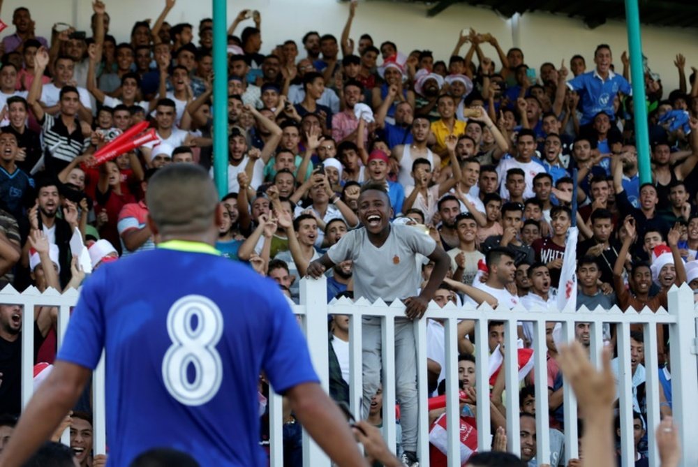 Israel has barred 10 Palestinian footballers from travelling from Gaza. AFP