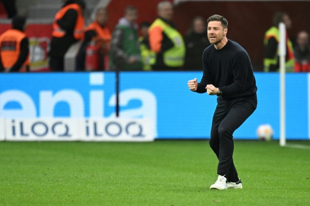 Xabi Alonso took his side to a 2-1 win over Hoffenheim at home on Saturday. AFP