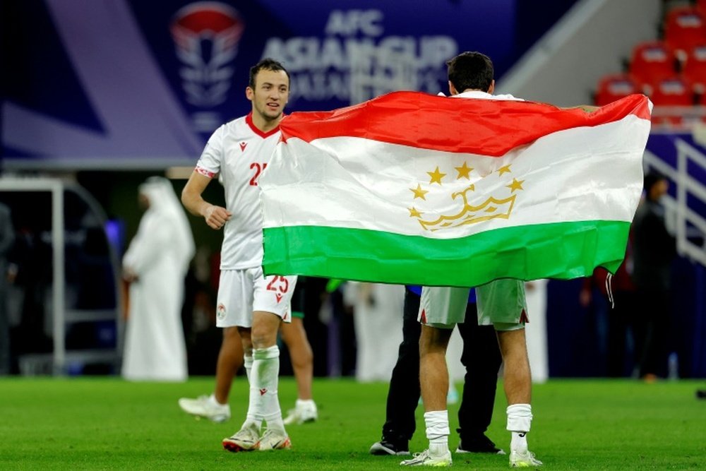 Tajikistan will now face either Jordan or the 2007 champions Iraq in the last eight. AFP
