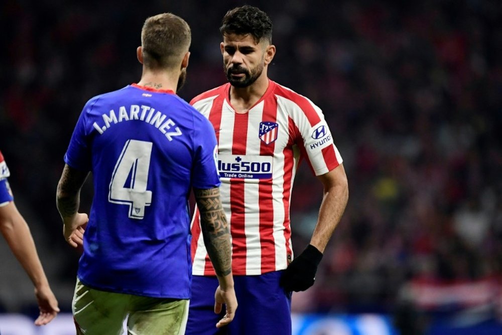 Atletico Madrid's Diego Costa underwent surgery on his cervical disc on Thursday. AFP