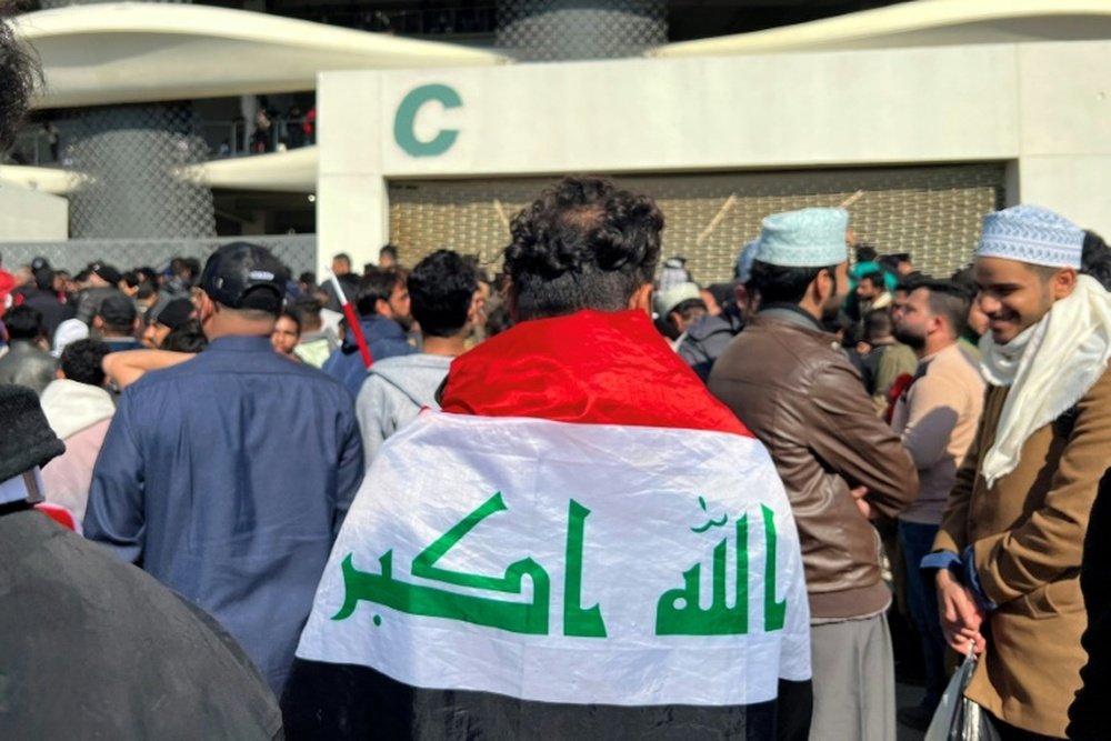 There was a deadly stampage before the Gulf Cup final. AFP