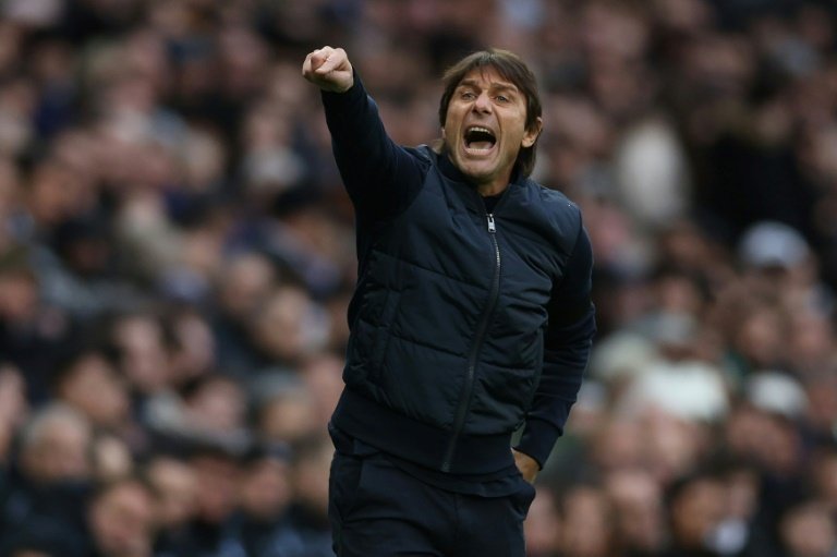 Antonio Conte has admitted he could leave Tottenham if he cannot make progress. AFP