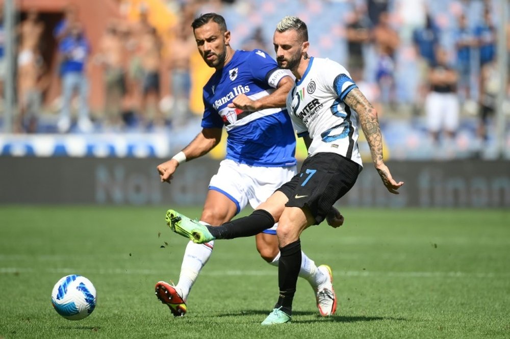Fabio Quagliarella got a brace as Sampdoria beat Empoli. AFP