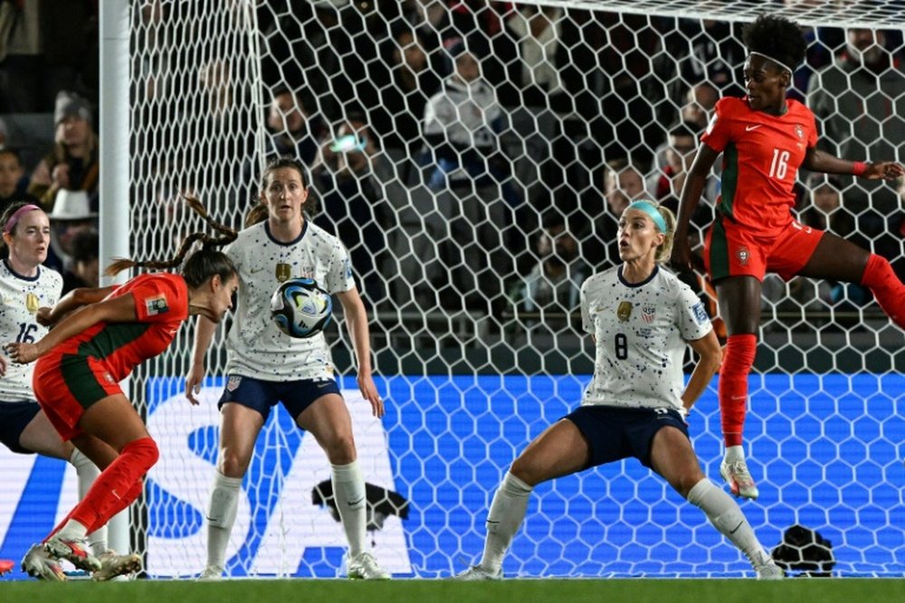 USA drew in a tense match against Portugal. AFP