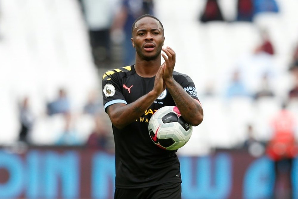 Hat-trick hero Sterling hails 'joy' of scoring after Man City romp. AFP